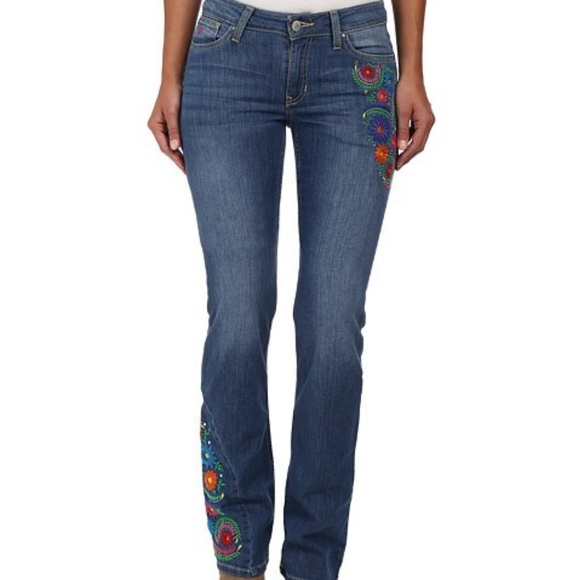 GYPSY SOULE JANIS Jeans with Floral Embroidery - Picture 3 of 8